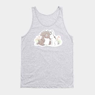 Warm and Fuzzy Bunny Cuddles Tank Top